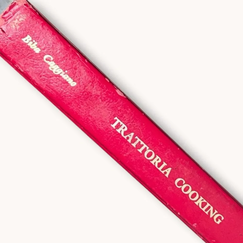 Trattoria Cooking Biba Caggiano 1992 First Printing Italian Cookbook Hardcover